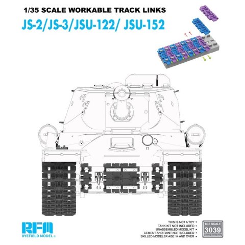RFM 3039 Workable Track Links JS-2/JS-3/JSU-122/JSU-152