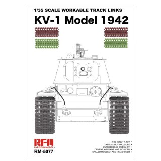 RFM 5077 1/35 Scale Workable Track Links KV-1 Model 1942
