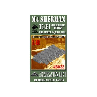 Toro 48033 M4 Sherman T54E1 with Duckbills Tracks for Tamiya M4/M4A1 Kits
