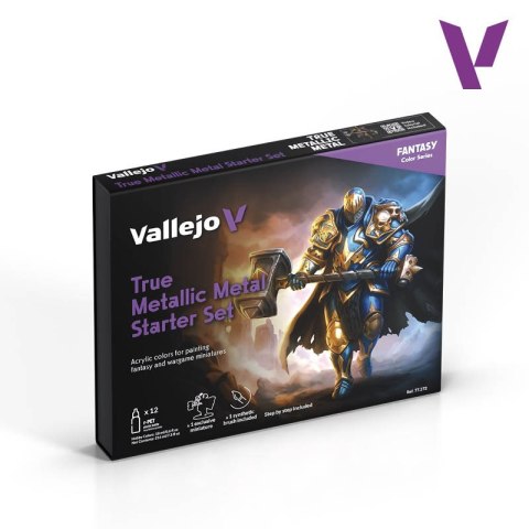 Vallejo 77272 TMM Starter Set (12 x 18 ml + Brush + Mini + Leaflet)