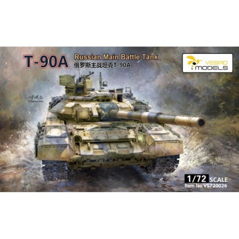 Vespid Models 720026 T-90A Russian Main Battle Tank 3D Printed Parts + Metal Tow Cable