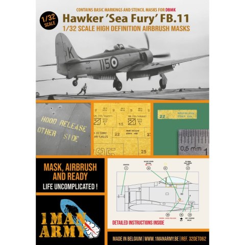 1 Man Army 32DET062 Hawker 'Sea Fury' FB.11 (DBMK)