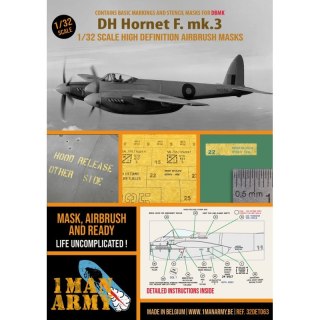 1 Man Army 32DET063 DH Hornet F. Mk. 3 (DMBK)