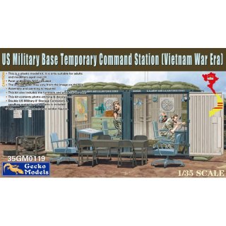 Gecko Models 35GM0119 US Military Base Temporary Command Station (Vietnam War Era)