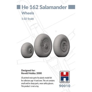 Hobby 2000 90010 He 162 Salamander Wheels