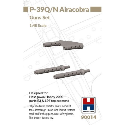 Hobby 2000 90014 P-39Q/N Airacobra Guns Set
