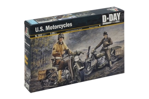 Italeri 0322 1/35 U.S Motorcycle WWII