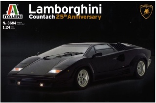Italeri 3684 1/24 Lamborghini Coutach 25th