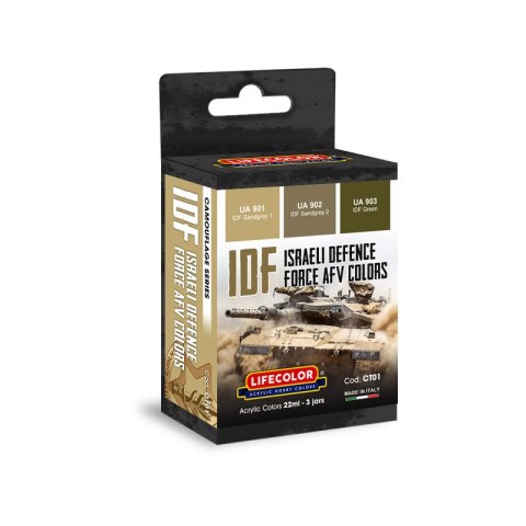 Lifecolor Sets LIFCT01 Israeli Defence Force AFV Colors