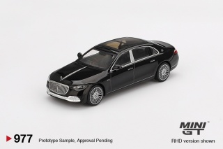 MINI GT 00977-BL 1:64 MERCEDES-MAYBACH S680 BLACK 2022 - Blister