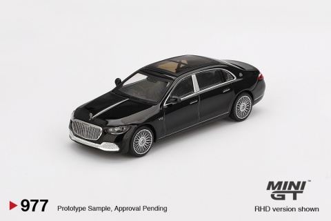 MINI GT 00977-BL 1:64 MERCEDES-MAYBACH S680 BLACK 2022 - Blister