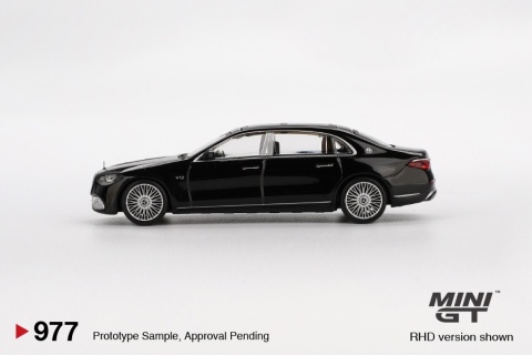 MINI GT 00977-BL 1:64 MERCEDES-MAYBACH S680 BLACK 2022 - Blister