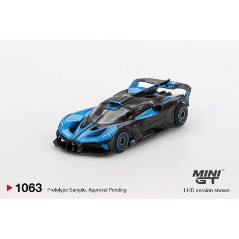 MINI GT 01063 BUGATTI BOLIDEPRESENTATION 2024 Black/blue