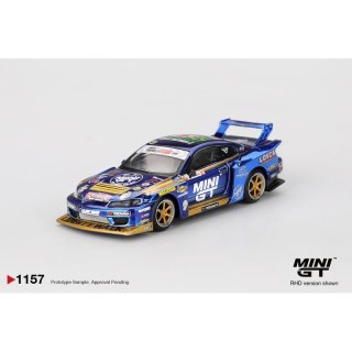 MINI GT 01157 Blister NISSAN SILVIA S15 LB-SUPER SILHOUETTE #555 TEAM MINI GT LIBERTY WALK FORMULA DRIFT 2025 - Blister