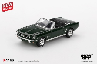 MINI GT 01166 FORD MUSTANG Convertible 1964 Highland Green