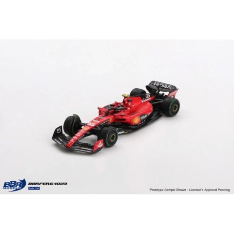 MINI GT 64023 BBR FERRARI SF23 #55 C.Sainz MONACO GP 2023