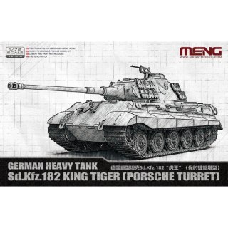 Meng 72-010 Sd.Kfz. 182 King Tiger (Porsche Turret) German HT