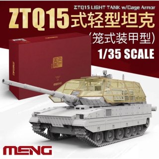 Meng ES-010 Chinese ZTQ15 Light Tank with Cage Armor