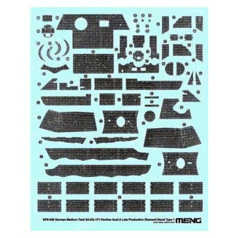 Meng SPS-050 Panther Ausf. A Late - Zimmerit A