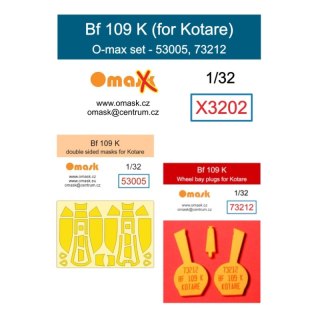 Omask X3202 1/32 Bf 109 K O-Max Set (for Kotare)