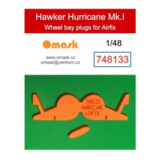 Omask 748133 1/48 Hawker Hurricane Mk.I Wheel Bay Plugs (for Airfix)