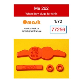 Omask 77256 1/72 Me 262 Wheel Bay Plugs (for Airfix)