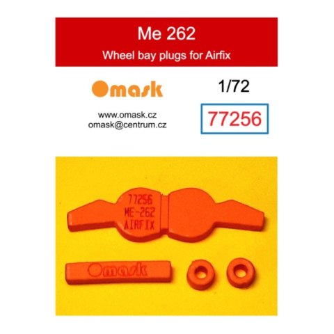Omask 77256 1/72 Me 262 Wheel Bay Plugs (for Airfix)