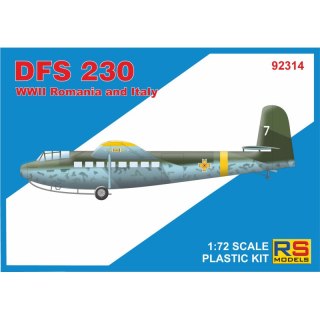 RS Models 92314 DFS-230 WWII Romania and Italy