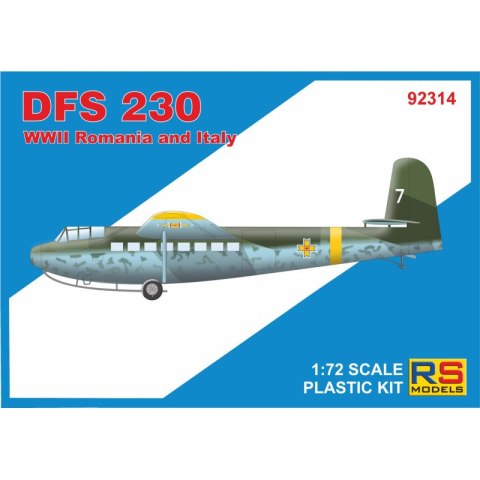RS Models 92314 DFS-230 WWII Romania and Italy
