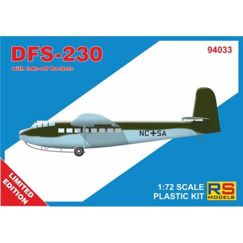 RS Models 94033 DFS-230 with Take-Off Rockets