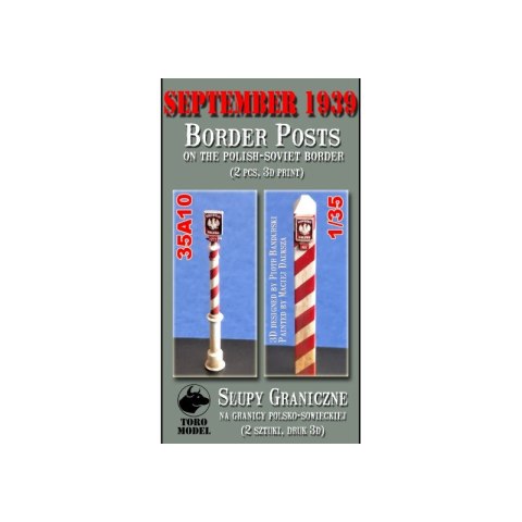 Toro 35A10 September 1939 Border Posts on The Polish-Soviet Border (2 pcs, 3D Print)