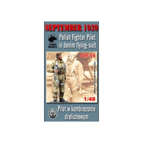 Toro 48F44 1/48 Polish Fighter Pilot In Denim Flying-Suit