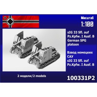 Zebrano 100331P2 sIG 33 Sf. Auf Pz.Kpfw. I Ausf. B German SPG Platoon