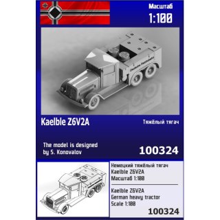 Zebrano Z100-324 Kaelble Z6V2A German Heavy Tractor