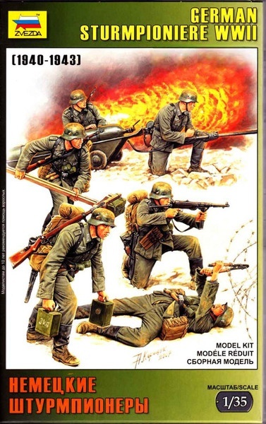 Zvezda 3613 Ger. Sturmpioniers 1/35