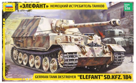 Zvezda 3659 German Tank Destroyer Elefant 1/35