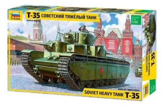 Zvezda 3667 T-35 Heavy Soviet Tank 1/35