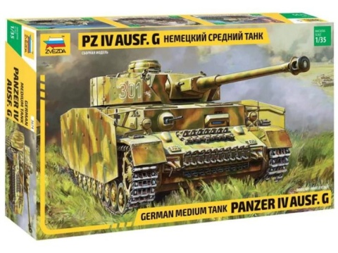 Zvezda 3674 Panzer IV Ausf.G 1/35