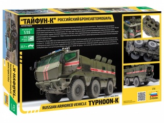 Zvezda 3701 Typhoon-K 6X6 Armoured Vehicle 1/35