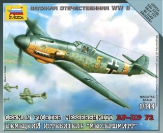 Zvezda 6116 Messerschmit Bf-109 F-2 1/144