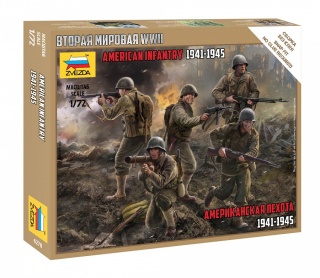 Zvezda 6278 US Infantry WWII 1/72