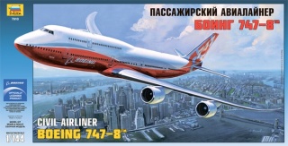 Zvezda 7010 Boening 747-8 1/144