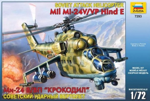 Zvezda 7293 Mi-24B Hind C 1/72