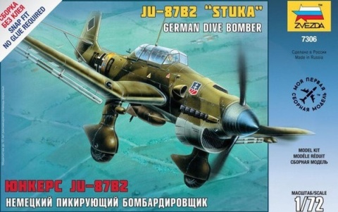 Zvezda 7306 Junkers Ju-87B2 1/72