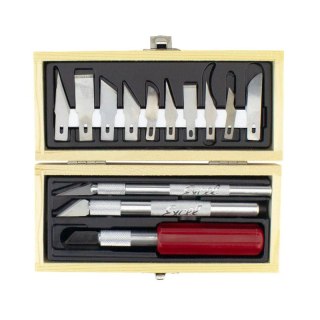 Excel 44382 Craft Hobby Knife Set - Wooden Box