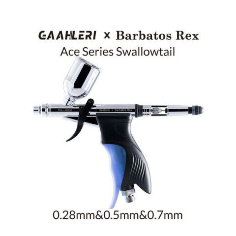 Gaahleri 42564 Ace Series GHAC-Swallowtail & Barbatos Rex 0,28 & 0,5 & 0,7 mm Airbrush