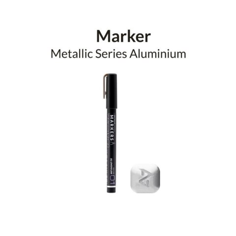 Gaahleri GM-MS01 Metallic Series Markers Aluminium