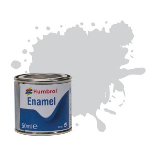 Humbrol AQ0011 Enamel Paint: 11 Silver Metallic (50 ml)