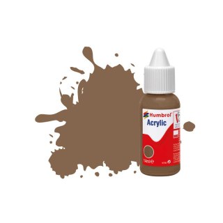 Humbrol DB0029 Acrylic Paint: 029 Dark Earth Matt (14 ml)