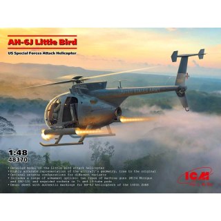 ICM 48370 AH-6J Little Bird US Special Forces Attack Helicopter